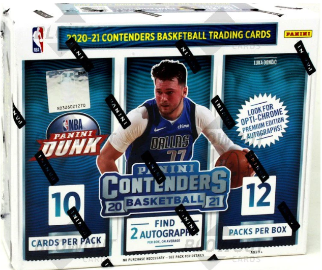 2020-21 Panini Contenders Basketball Hobby Box