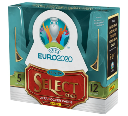 2020 Panini Select UEFA Euro Soccer Cards Hobby Box