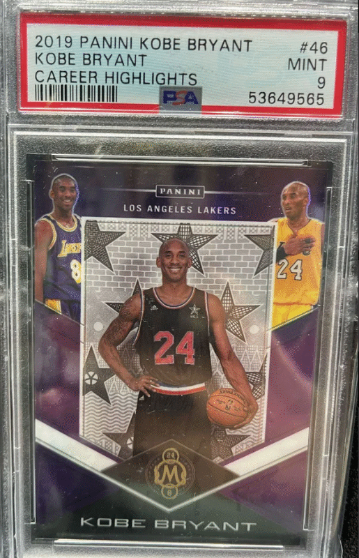 [PSA 9]2019 PANINI KOBE BRYANT KOBE BRYANT CAREER HIGHLIGHTS 8-24